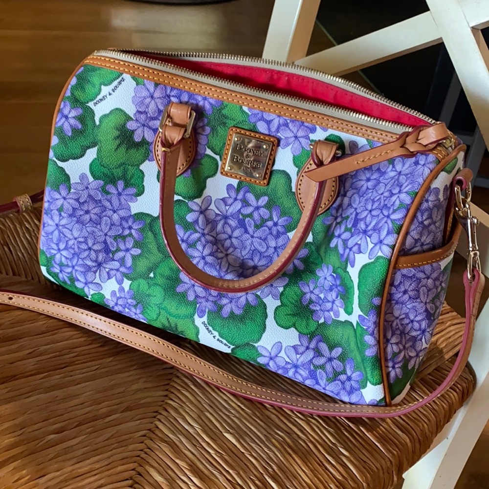 Dooney & Bourke Floral Hydrangea Satchel